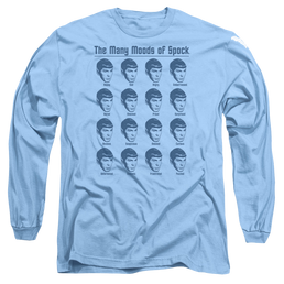 Star Trek Many Moods Of Spock Men's Long Sleeve T-Shirt Men's Long Sleeve T-Shirt Star Trek   