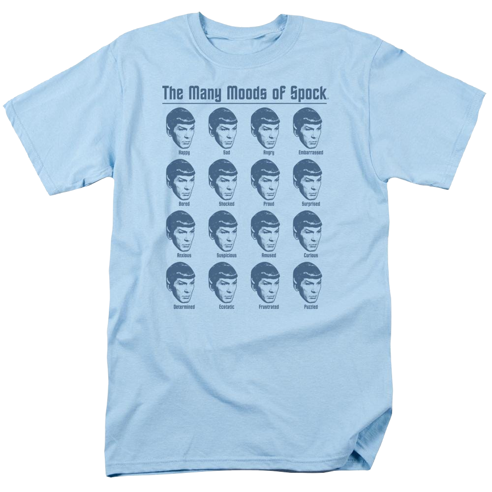 Star Trek The Original Series Many Moods Of Spock - Men's Regular Fit T-Shirt Men's Regular Fit T-Shirt Star Trek   