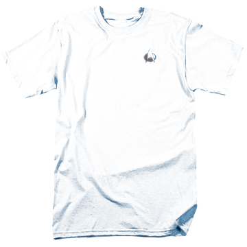 Slate men's regular fit t-shirt with Star Trek The Next Generation Tng Science Emblem graphic