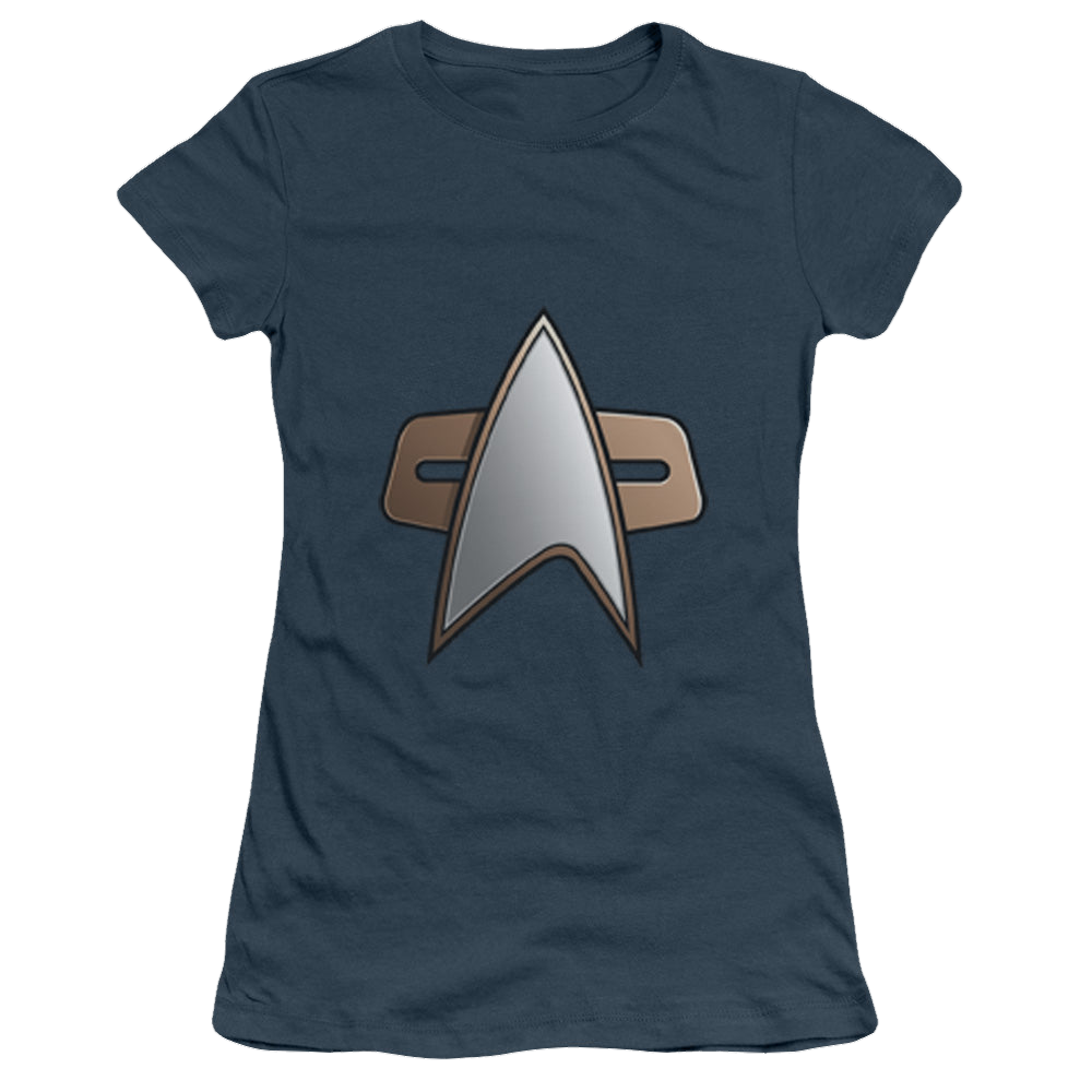 Star Trek Deep Space Nine Ds9 Science Emblem - Juniors T-Shirt Juniors T-Shirt Star Trek   