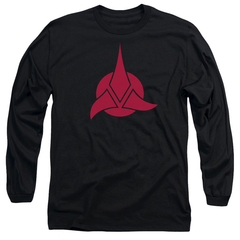 Star Trek Klingon Logo Men's Long Sleeve T-Shirt Men's Long Sleeve T-Shirt Star Trek   