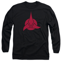Star Trek Klingon Logo Men's Long Sleeve T-Shirt Men's Long Sleeve T-Shirt Star Trek   