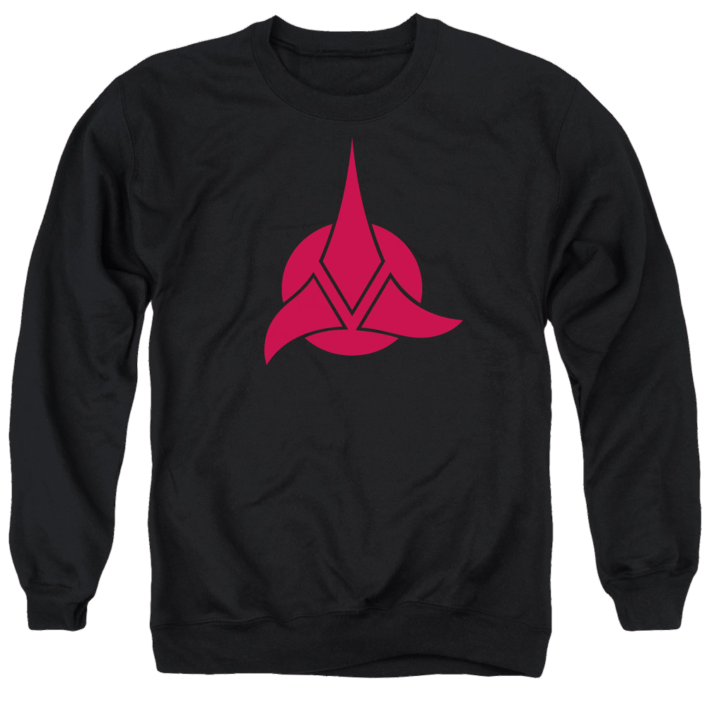 Star Trek Klingon Logo Men's Crewneck Sweatshirt Men's Crewneck Sweatshirt Star Trek   