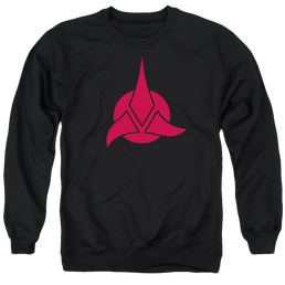 Star Trek Klingon Logo Men's Crewneck Sweatshirt Men's Crewneck Sweatshirt Star Trek   