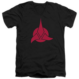 Star Trek Klingon Logo Men's V-Neck T-Shirt Men's V-Neck T-Shirt Star Trek   
