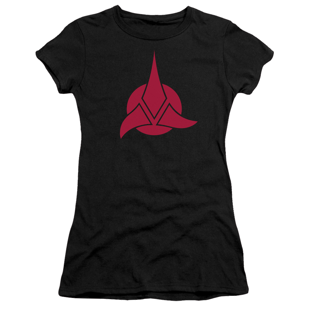 Star Trek Klingon Logo Juniors T-Shirt Juniors T-Shirt Star Trek   