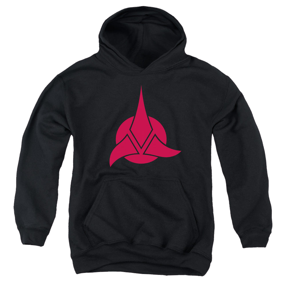 Star Trek The Next Generation Klingon Logo - Youth Hoodie Youth Hoodie (Ages 8-12) Star Trek   