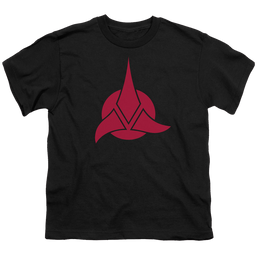 Star Trek The Next Generation Klingon Logo - Youth T-Shirt Youth T-Shirt (Ages 8-12) Star Trek   