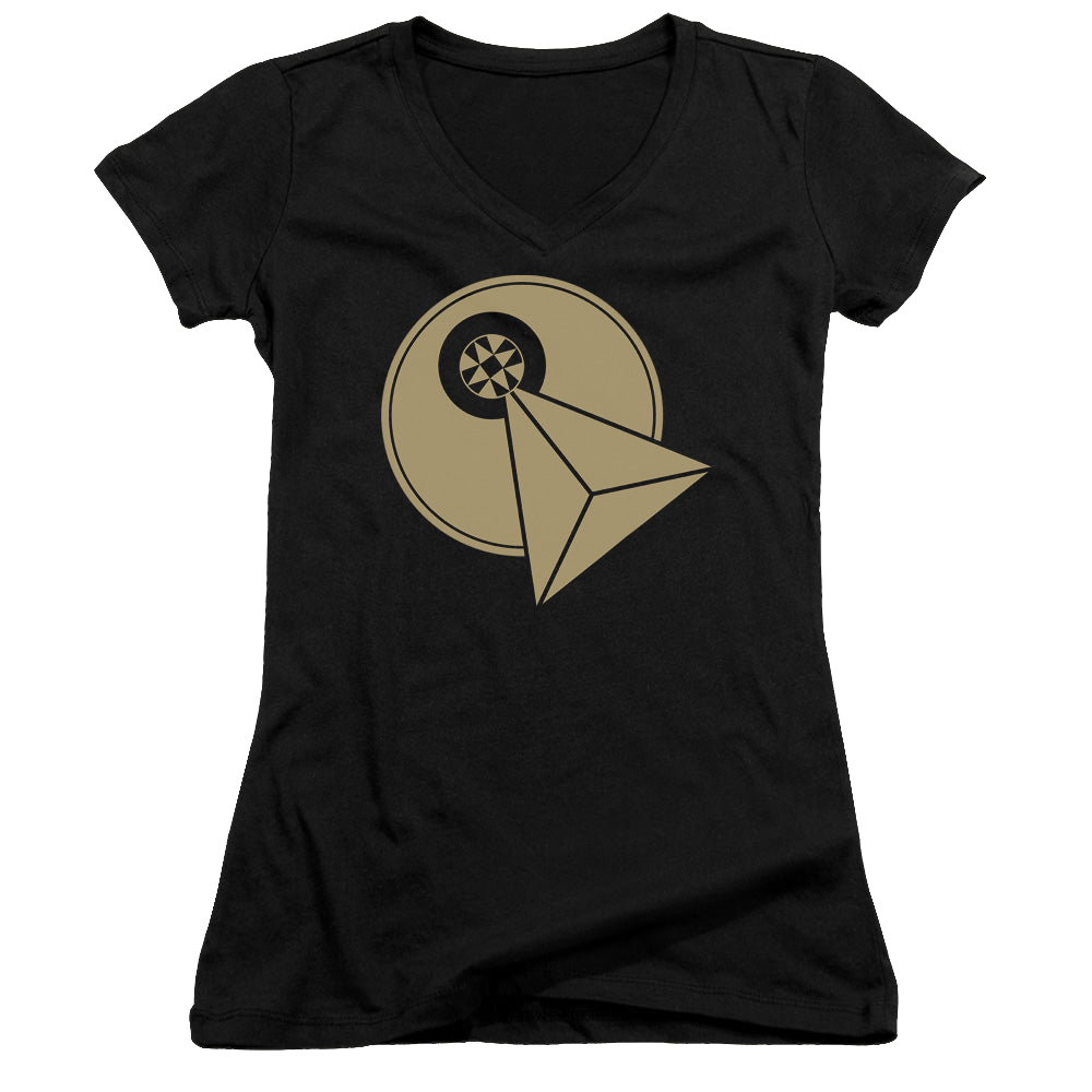 Star Trek The Next Generation Vulcan Logo - Juniors V-Neck T-Shirt Juniors V-Neck T-Shirt Star Trek   