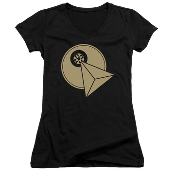 Star Trek The Next Generation Vulcan Logo - Juniors V-Neck T-Shirt Juniors V-Neck T-Shirt Star Trek   