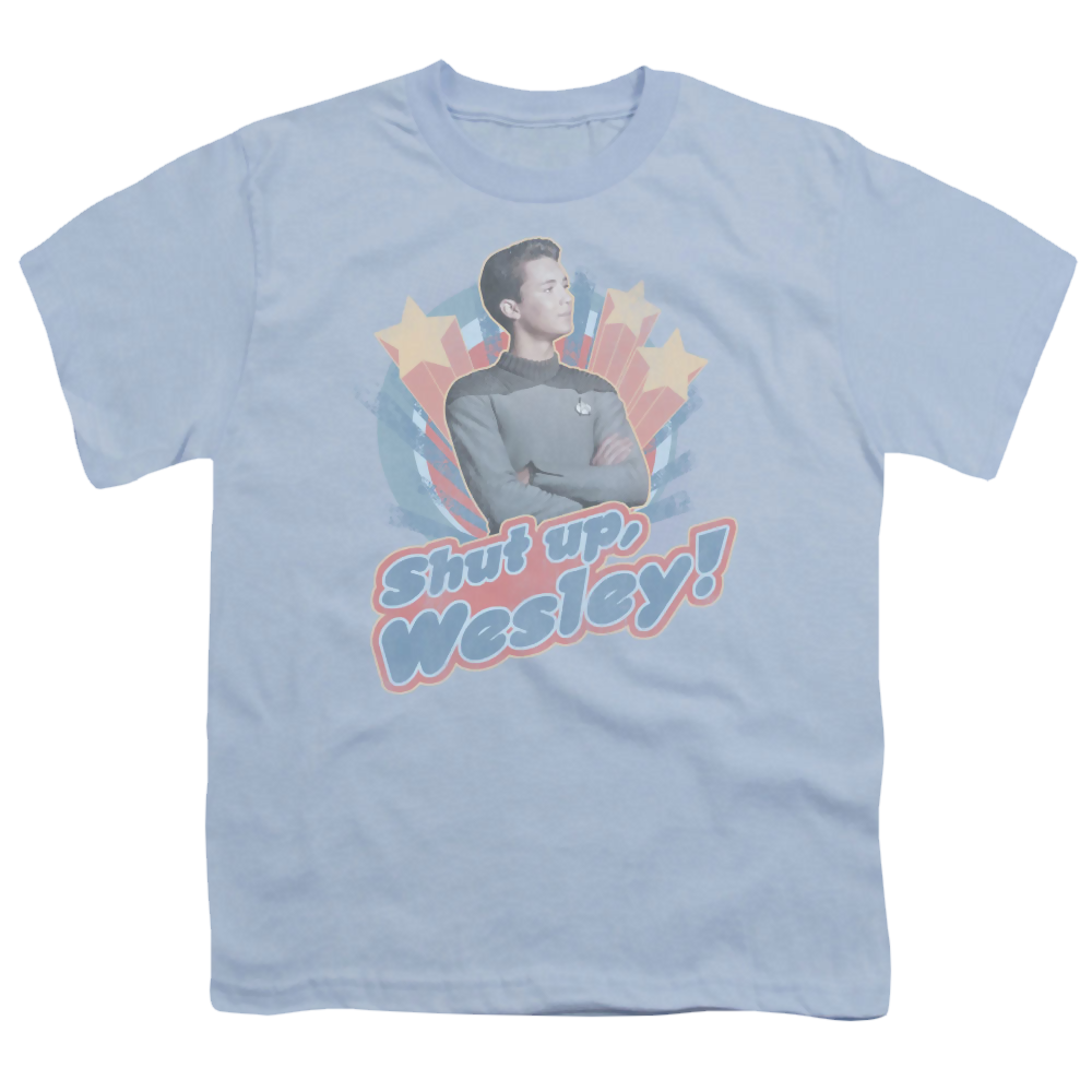 Star Trek The Next Generation Shut Up Wesley - Youth T-Shirt Youth T-Shirt (Ages 8-12) Star Trek   
