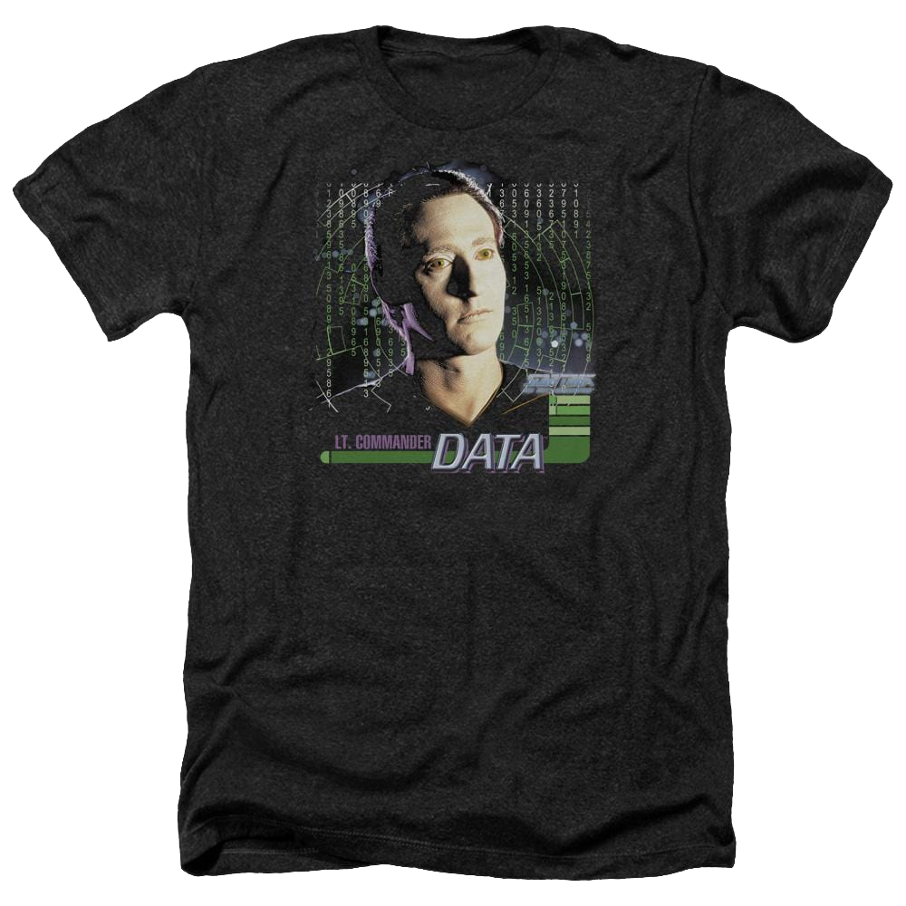 Star Trek Data Men's Heather T-Shirt Men's Heather T-Shirt Star Trek   