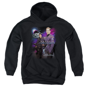 Star Trek Enterprise Captain Archer - Youth Hoodie Youth Hoodie (Ages 8-12) Star Trek   