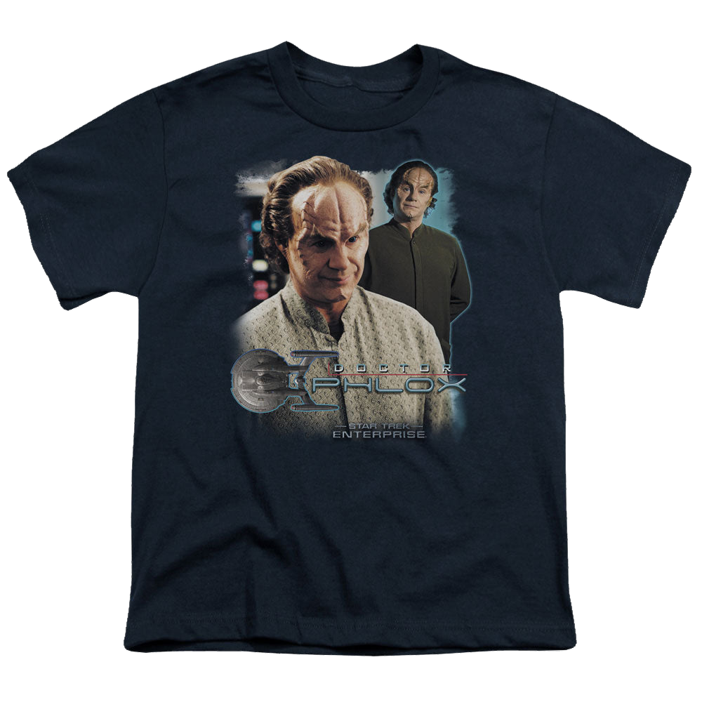 Star Trek Enterprise Doctor Phlox - Youth T-Shirt Youth T-Shirt (Ages 8-12) Star Trek   