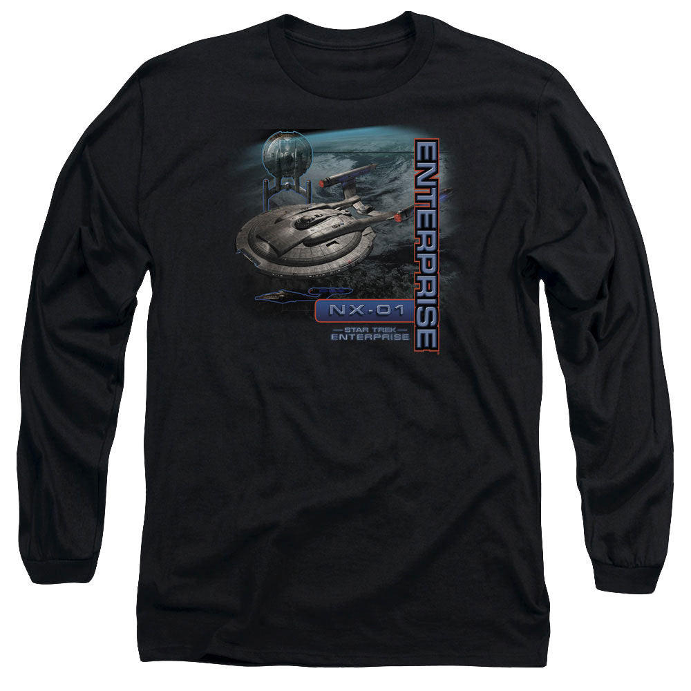 Star Trek Enterprise Enterprise Nx 01 - Men's Long Sleeve T-Shirt Men's Long Sleeve T-Shirt Star Trek   