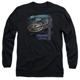 Star Trek Enterprise Enterprise Nx 01 - Men's Long Sleeve T-Shirt Men's Long Sleeve T-Shirt Star Trek   