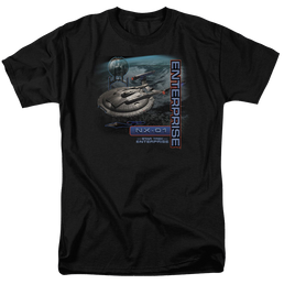 Star Trek Enterprise Enterprise Nx 01 - Men's Regular Fit T-Shirt Men's Regular Fit T-Shirt Star Trek   