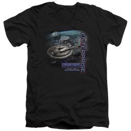 Star Trek Enterprise Enterprise Nx 01 - Men's V-Neck T-Shirt Men's V-Neck T-Shirt Star Trek   
