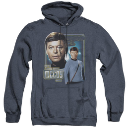Star Trek The Original Series Doctor Mccoy - Heather Pullover Hoodie Heather Pullover Hoodie Star Trek   