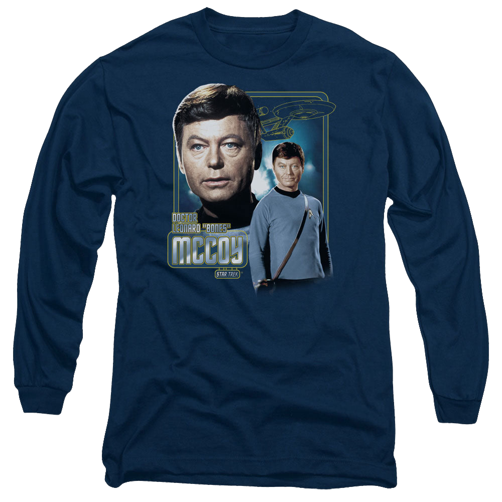 Star Trek The Original Series Doctor Mccoy - Men's Long Sleeve T-Shirt Men's Long Sleeve T-Shirt Star Trek   