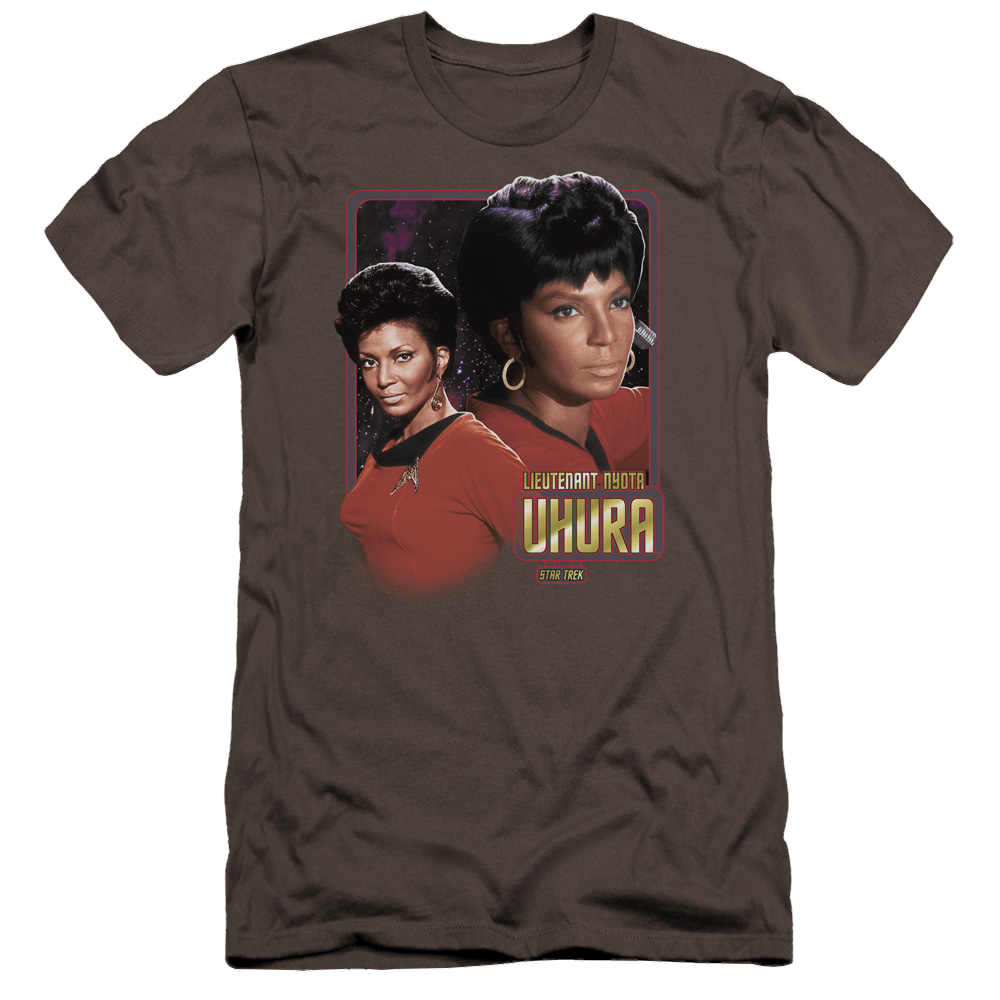 Star Trek Lieutenant Uhura Men's Premium Slim Fit T-Shirt Men's Premium Slim Fit T-Shirt Star Trek   