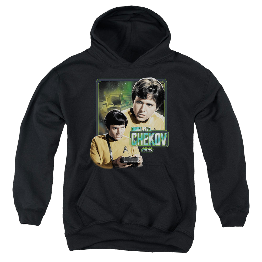 Star Trek The Original Series Ensign Chekov - Youth Hoodie Youth Hoodie (Ages 8-12) Star Trek   