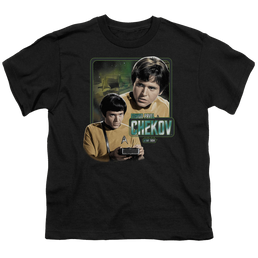 Star Trek The Original Series Ensign Chekov - Youth T-Shirt Youth T-Shirt (Ages 8-12) Star Trek   