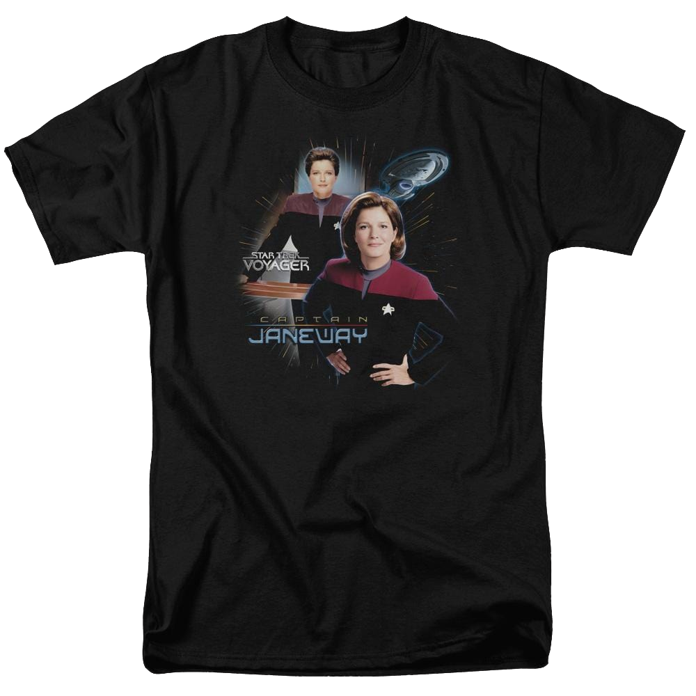 Star Trek Captain Janeway Men's Regular Fit T-Shirt Men's Regular Fit T-Shirt Star Trek   