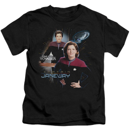 Star Trek Voyager Captain Janeway - Kid's T-Shirt Kid's T-Shirt (Ages 4-7) Star Trek   