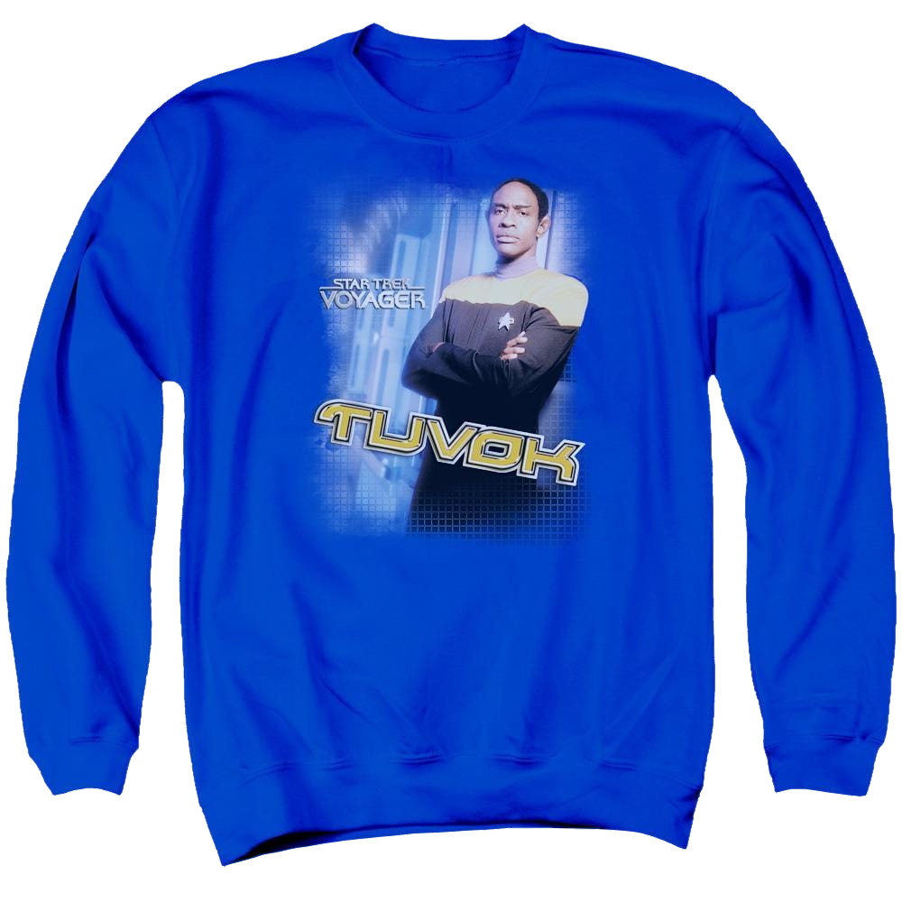 Star Trek Tuvok Men's Crewneck Sweatshirt Men's Crewneck Sweatshirt Star Trek   