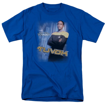 Royal men's regular fit t-shirt with Star Trek Tuvok graphic