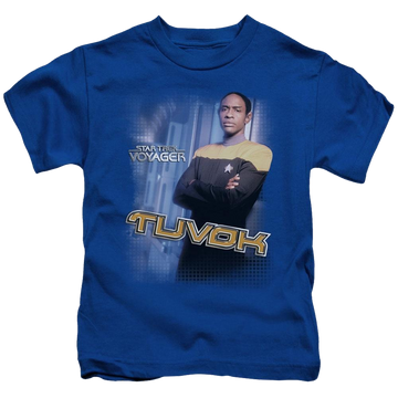Royal kid's t-shirt for ages 4 to 7 with Star Trek Voyager Tuvok graphic