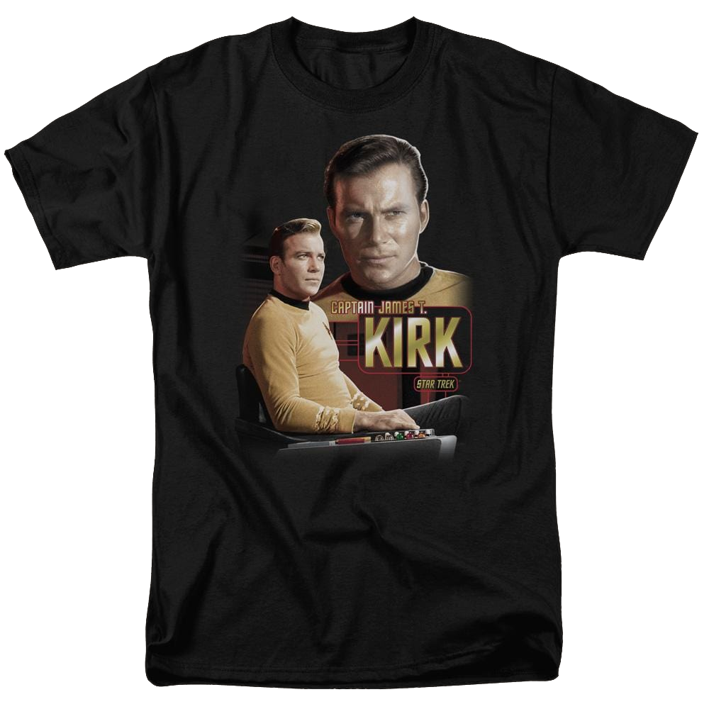 Star Trek Captain Kirk Men's Regular Fit T-Shirt Men's Regular Fit T-Shirt Star Trek   