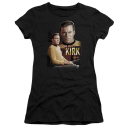Star Trek Captain Kirk Juniors T-Shirt Juniors T-Shirt Star Trek   