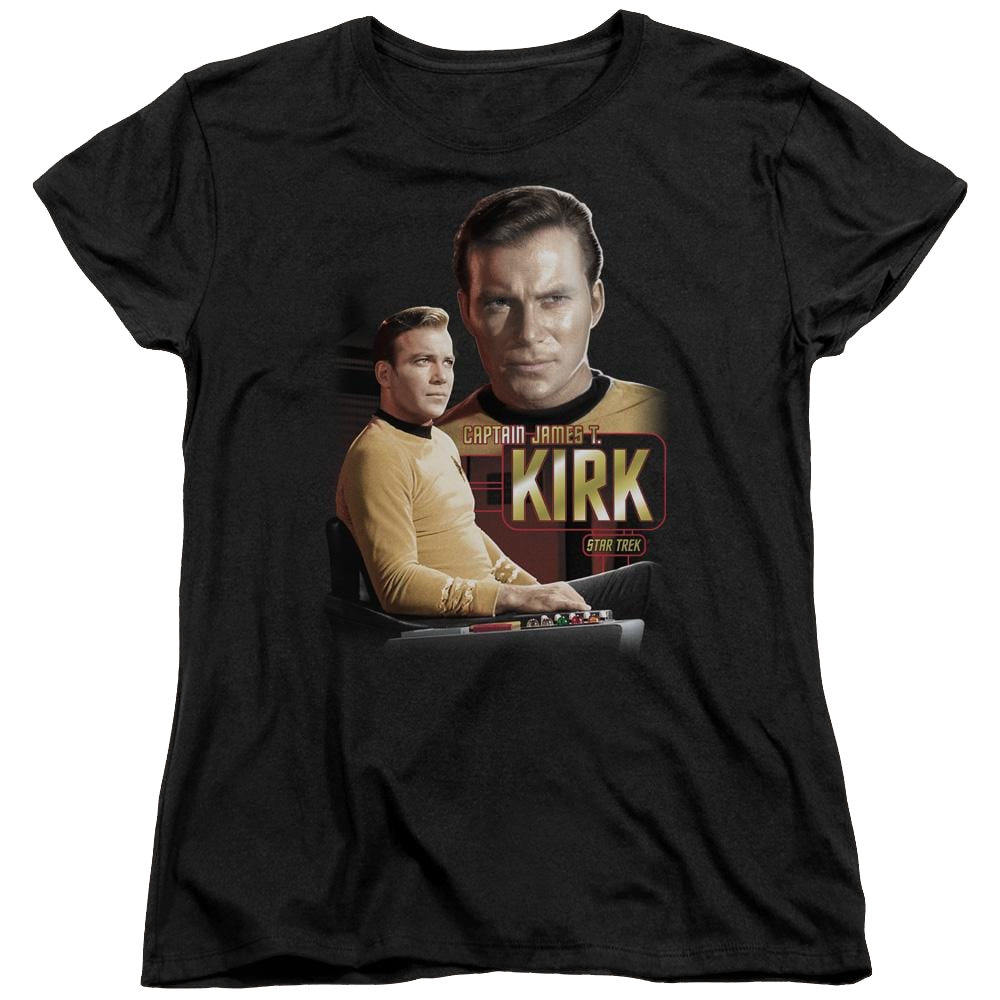 Star Trek Captain Kirk Women's T-Shirt Women's T-Shirt Star Trek   