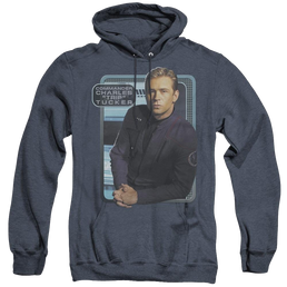 Star Trek Enterprise Trip Tucker - Heather Pullover Hoodie Heather Pullover Hoodie Star Trek   
