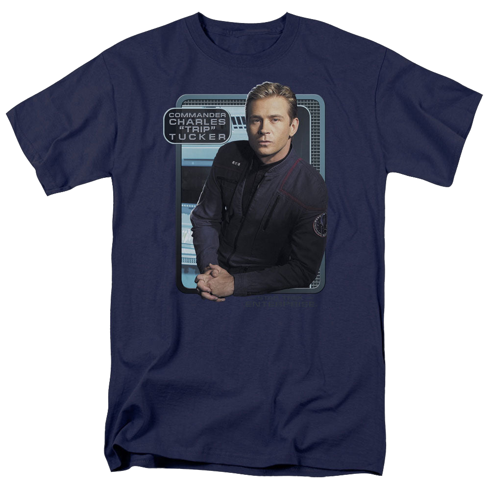 Star Trek Enterprise Trip Tucker - Men's Regular Fit T-Shirt Men's Regular Fit T-Shirt Star Trek   