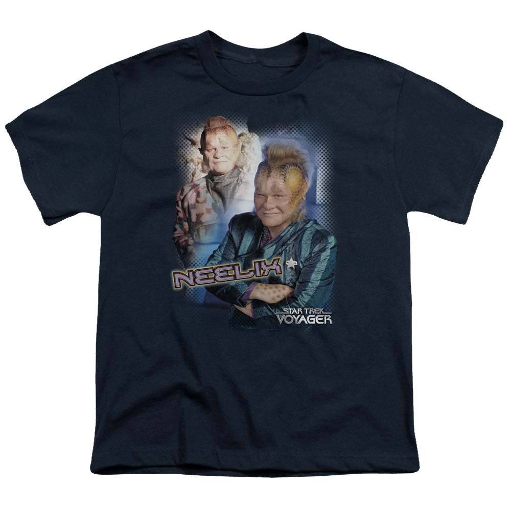 Star Trek Voyager Neelix - Youth T-Shirt Youth T-Shirt (Ages 8-12) Star Trek   