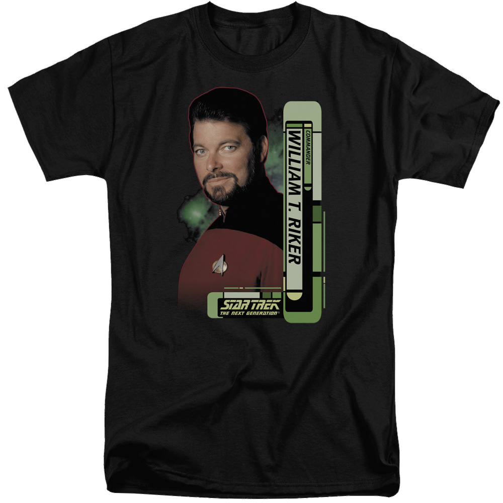Star Trek Riker Men's Tall Fit T-Shirt Men's Tall Fit T-Shirt Star Trek   