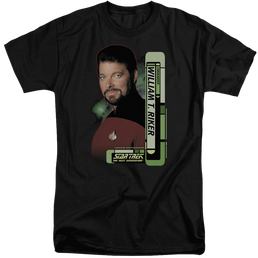 Star Trek Riker Men's Tall Fit T-Shirt Men's Tall Fit T-Shirt Star Trek   