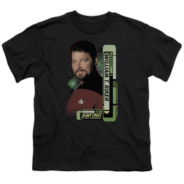 Star Trek The Next Generation Riker - Youth T-Shirt Youth T-Shirt (Ages 8-12) Star Trek   