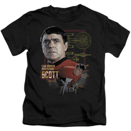 Star Trek The Original Series Chief Engineer Scott - Kid's T-Shirt Kid's T-Shirt (Ages 4-7) Star Trek   