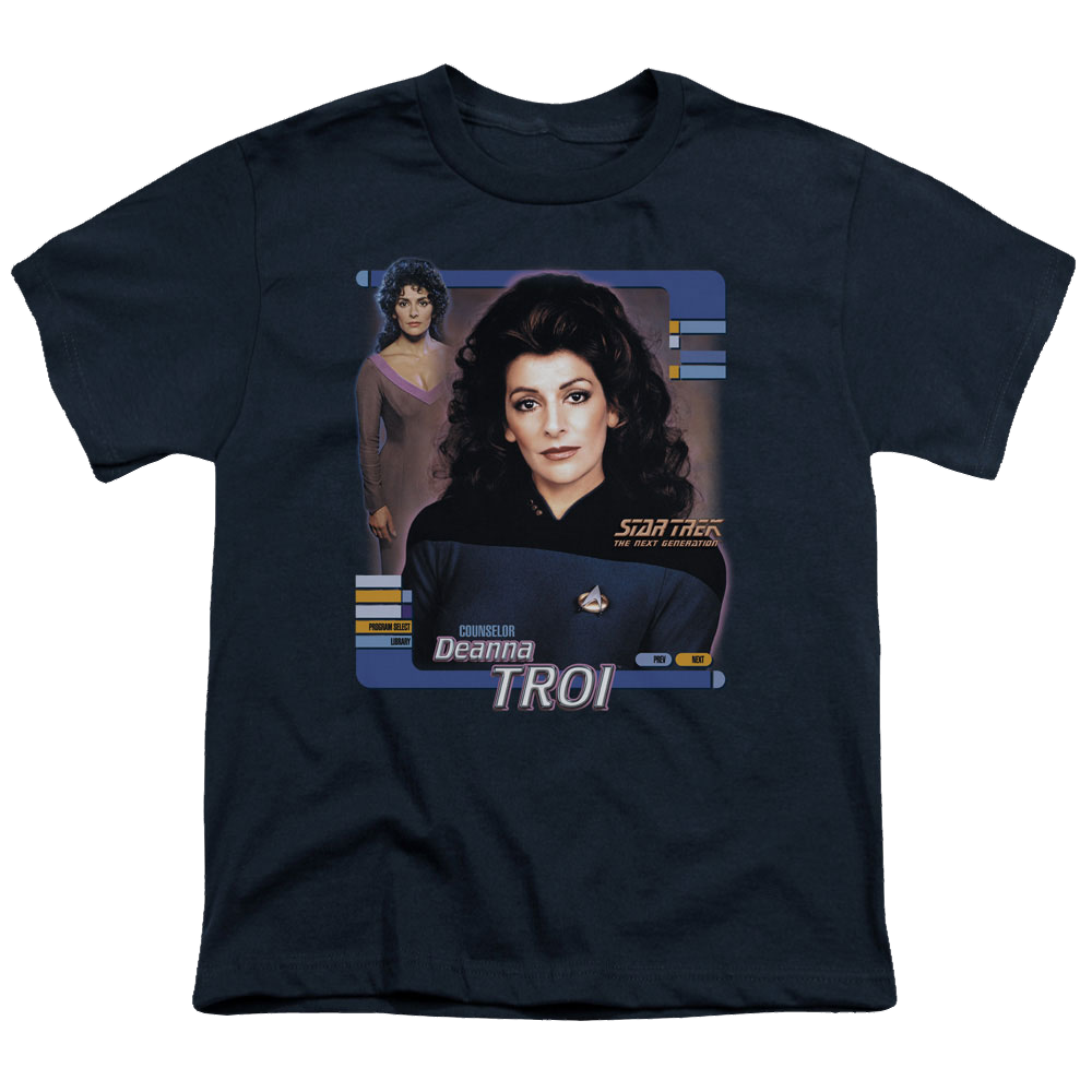 Star Trek The Next Generation Deanna Troi - Kid's T-Shirt Kid's T-Shirt (Ages 4-7) Star Trek   