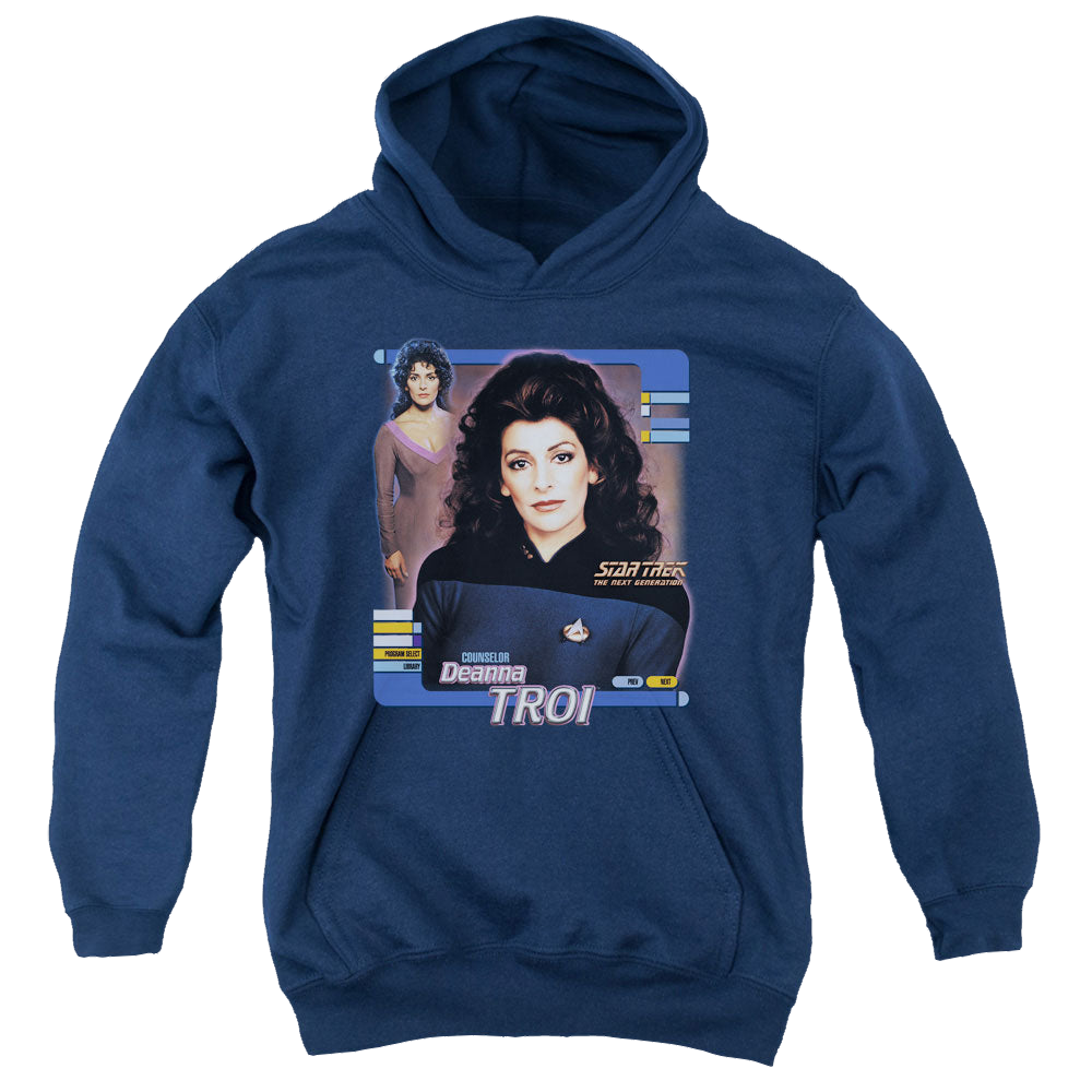 Star Trek The Next Generation Deanna Troi - Youth Hoodie Youth Hoodie (Ages 8-12) Star Trek   