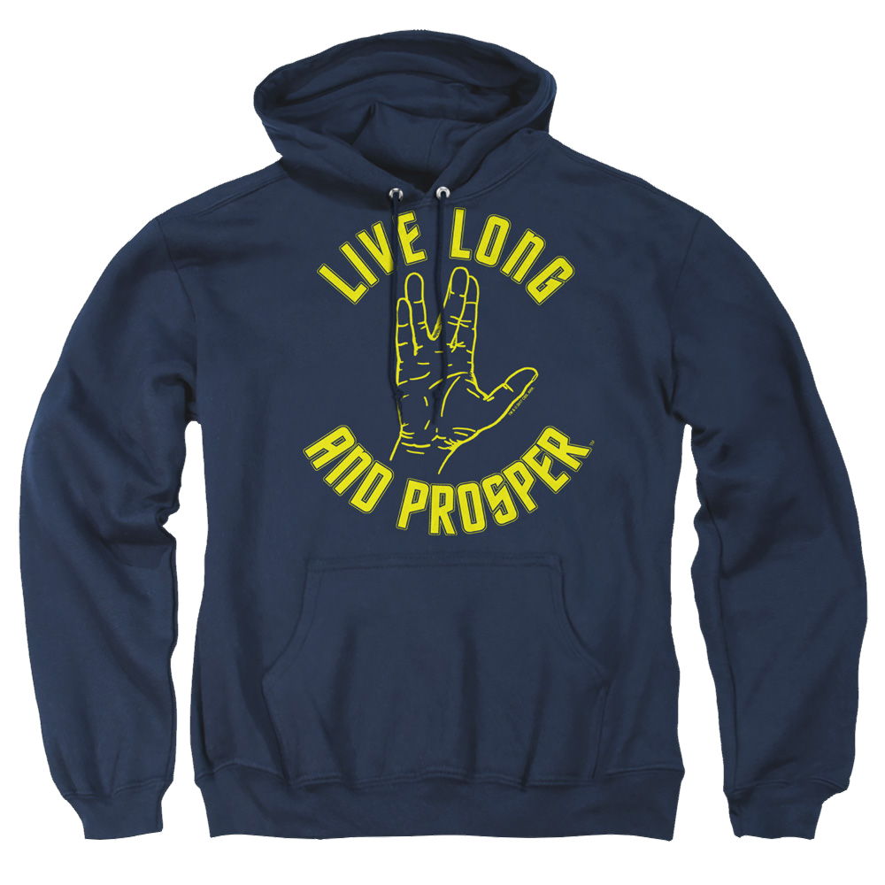 Star Trek Live Long Hand Pullover Hoodie Pullover Hoodie Star Trek   