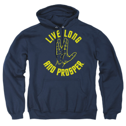 Star Trek Live Long Hand Pullover Hoodie Pullover Hoodie Star Trek   