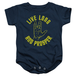 Star Trek Live Long Hand Baby Bodysuit Baby Bodysuit Star Trek   