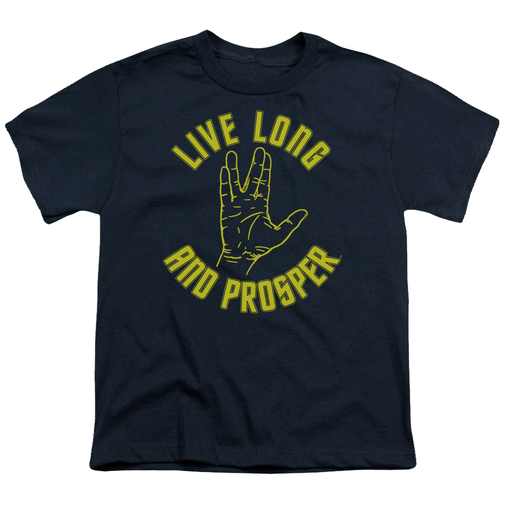 Star Trek The Original Series Live Long Hand - Youth T-Shirt Youth T-Shirt (Ages 8-12) Star Trek   