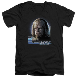 Star Trek The Next Generation Tng Worf - Men's V-Neck T-Shirt Men's V-Neck T-Shirt Star Trek   