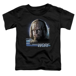Star Trek The Next Generation Tng Worf - Toddler T-Shirt Toddler T-Shirt Star Trek   